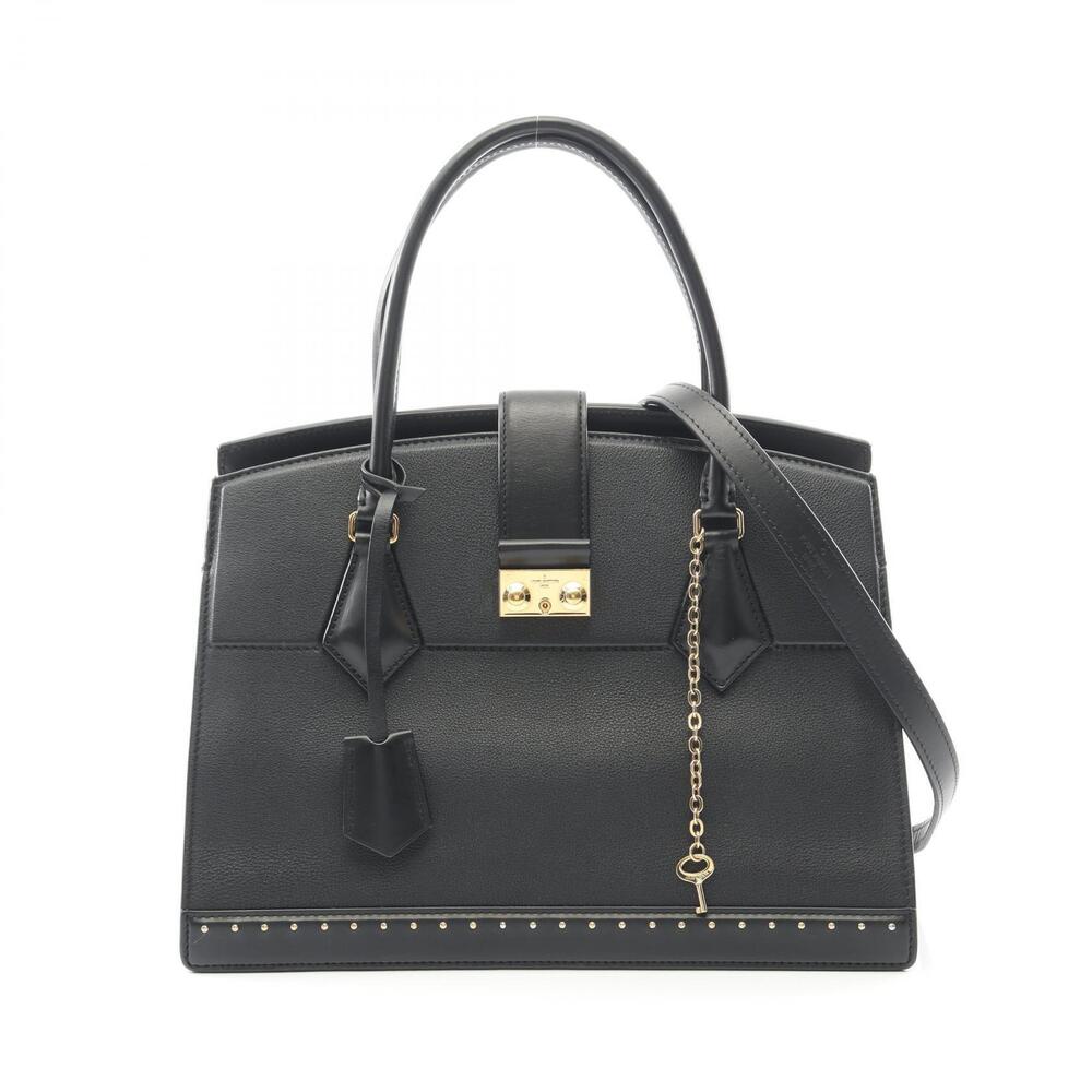 Louis Vuitton Cool Marly Handbag Leather Black